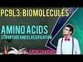 PC9L3: Amino Acids- Structure and Types | Essential and Non Essential Amino Acids with Tricks