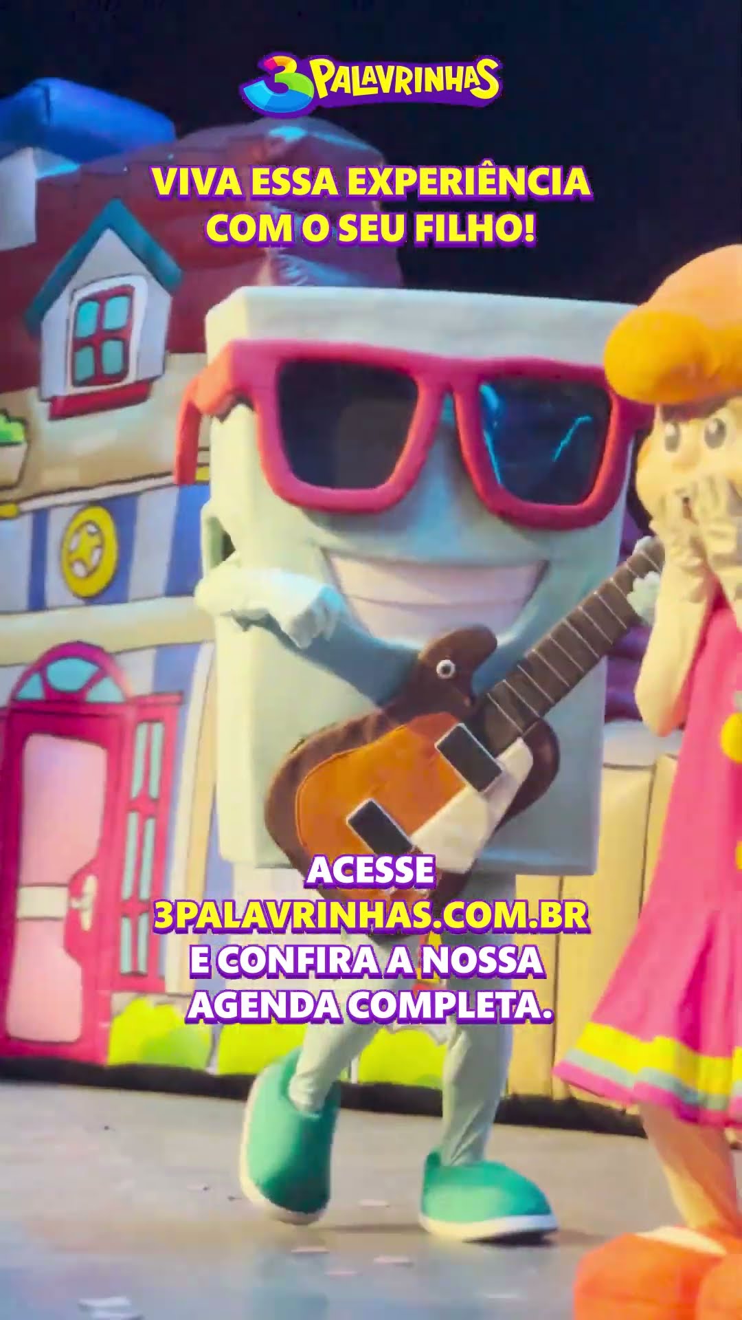 Uma agenda especial cheia de shows do 3 Palavrinhas para comemorar o mês das crianças! #3palavrinhas