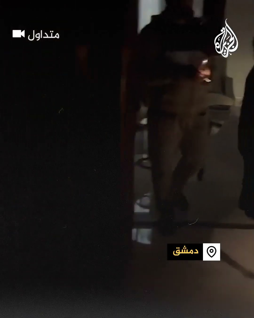 قوات المعارضة تتجول داخل منزل بشار الأسد بمنطقة المالكي في دمشق