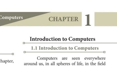 Introduction to Computers - 11th Computer | UNIT 1 | CHAPTER 1 | PART 2 | தமிழ் விளக்கம்