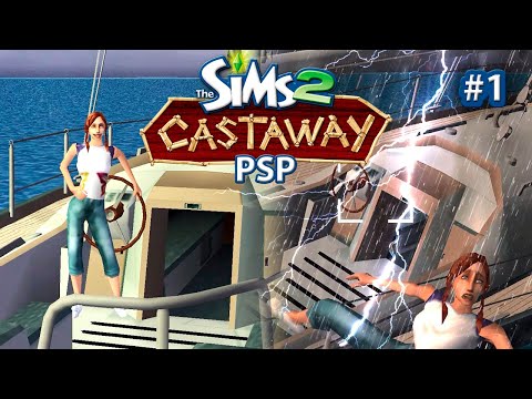 Необитаемый остров? Sims castaway PSP. Прохождение #1