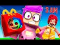 DO NOT ORDER HAPPY MEAL FROM MCDONALDS AT 3AM In MINECRAFT! (ft. LUCA, RYDER, PENNYWISE, & MORE!)