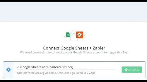 1.3 Building a Trigger Zap: Salesforce + Google Forms