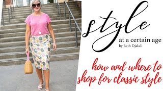 where to shop for classic style | classic style series