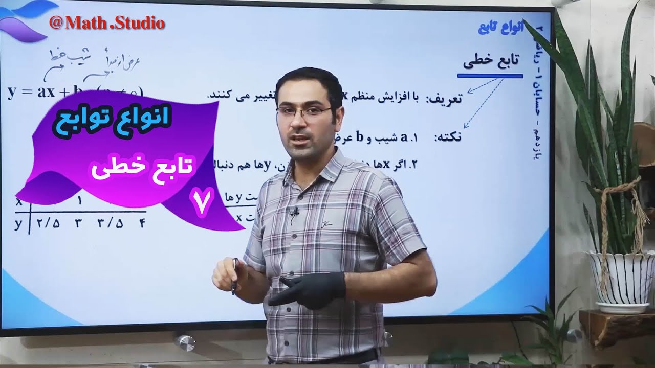 تابع خطی در ریاضیات(7)