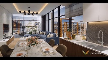Meydan Riveria Master Plan, Dubai - Architectural CGI animation