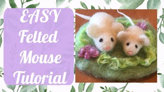 How to Needle Felt a Mouse: Easy Beginner Mouse Tutorial