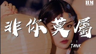 Tank - 非你莫属『爱我 非你莫属 我只愿 守护 由你给我的幸福』【動態歌詞Lyrics】