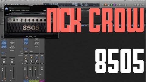 Nick Crow 8505 is a plugin version of the popular Peavey 6505 amp | Mac & PC