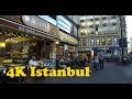 Walk around Istanbul 4K. Aksaray - Taksim.