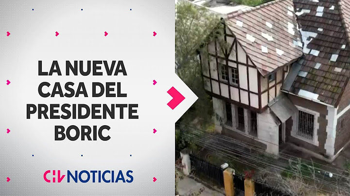 ASÍ ES LA NUEVA CASA del preisdente Boric: Es una construcción antigua en San Miguel - CHV Noticias