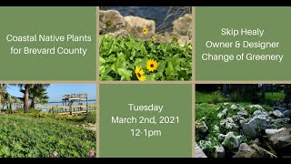March 2021 - Lunch & Learn Webinar - Coastal Native Plants for Brevard County