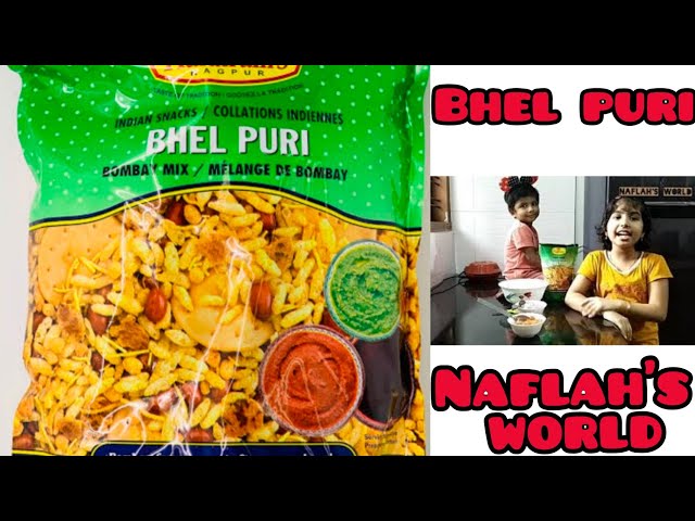 Haldiram Bhel puri recipe malayalam | Ready to Eat | Naflahs World class=