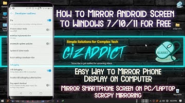 How to Mirror Android Screen to Windows 11 for Free | Free Software to Mirror Android Display on PC