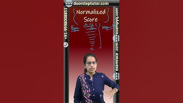 What is Normalized Score? CUET UG #cuetugresult सामान्यीकृत स्कोर क्या है?