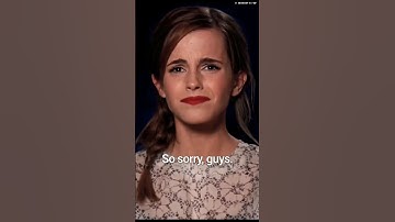 Emma Watson starts CRYING and Stops the interview...