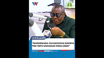 NAPAMBANA KUHAKIKISHA NAPATA TIKI TATU UCHAGUZI MKUU 2025 