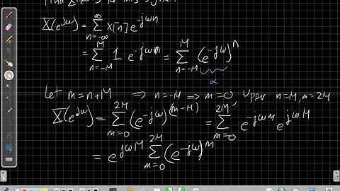 Fourier Transform for Discrete-Time Symmetric Rectangular Pulse