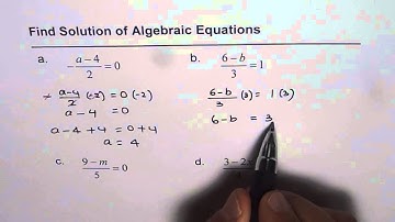 Solve Equations With Fractions - EDEXCEL - GCSE - SAT