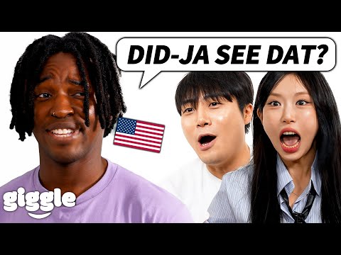 Fluent Koreans Shocked By How Hard US Hood English Is