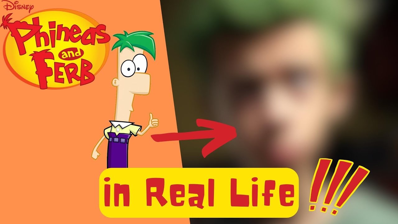 PHINEAS AND FERB characters in REAL LIFE 👨‍👩‍👧‍👦 YouTube