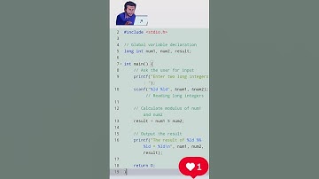 C program / Modulus operator / c programming