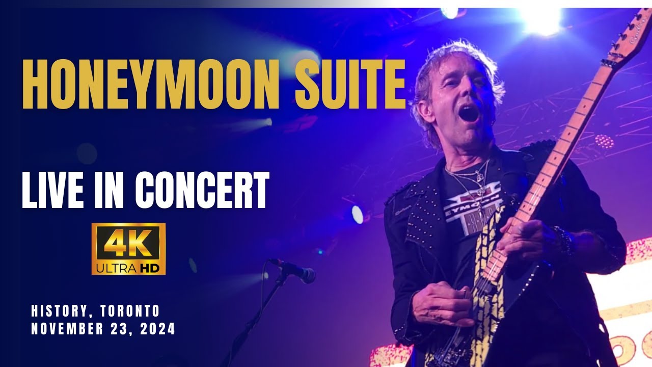 Watch HONEYMOON SUITE | Full Set | Canadian Rock Legends Live | History | Toronto | Nov. 23, 2024 on YouTube Watch HONEYMOON SUITE | Full Set | Canadian Rock Legends Live | History | Toronto | Nov. 23, 2024 on YouTube