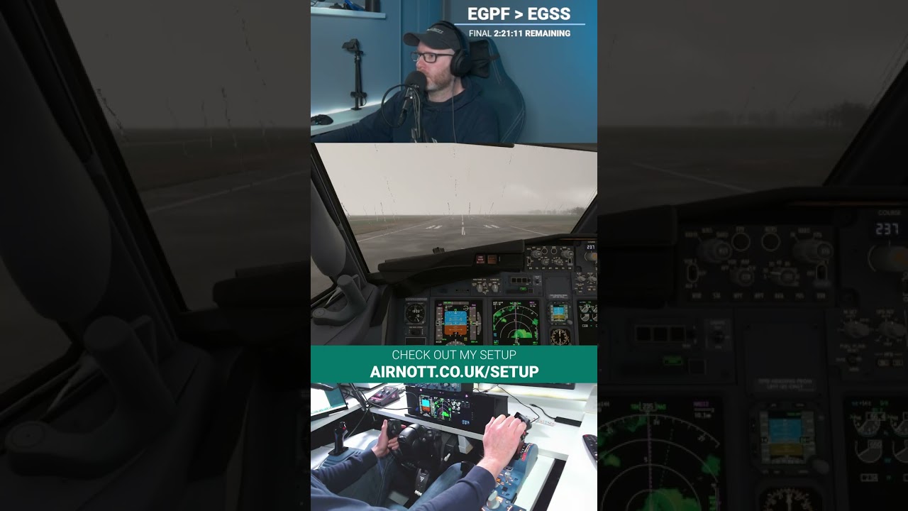 So SMOOTH I Set Off The ...Smoothness Alarm??  #msfs #aviation #boeing