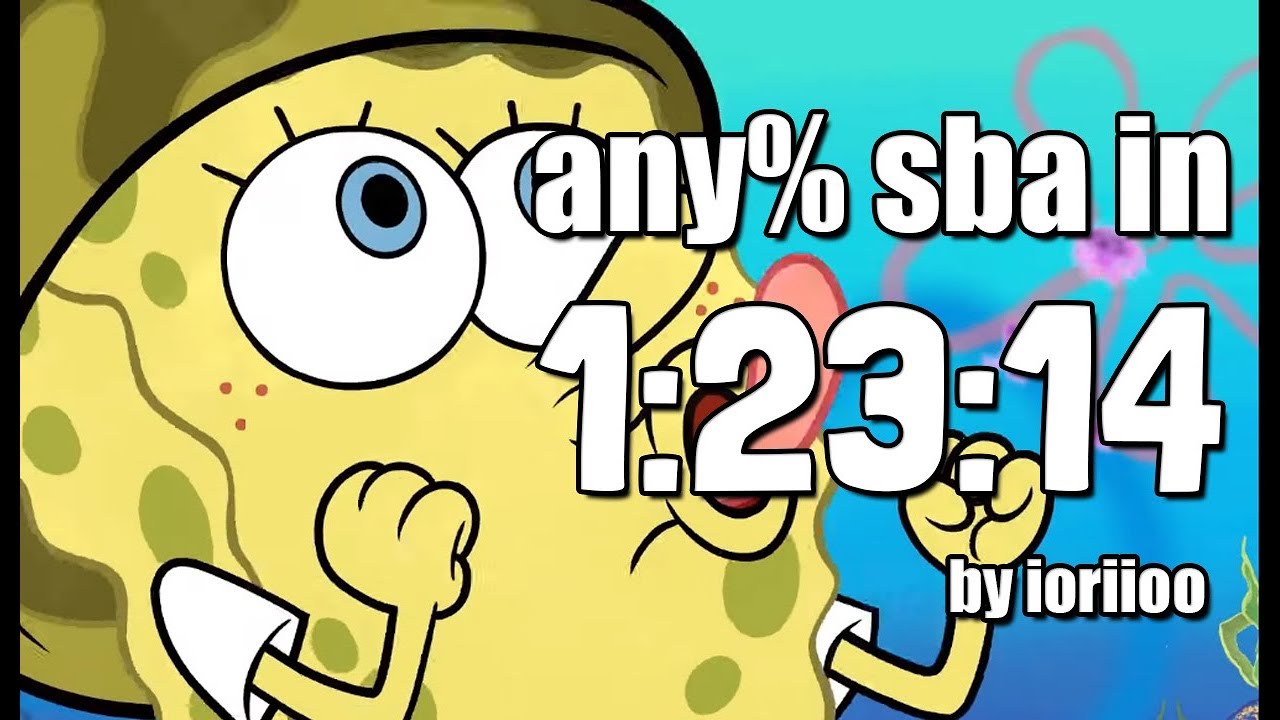 Emu Spongebob Squarepants Battle For Bikini Botton Any Sba Speedrun In 12314