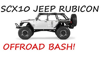 Axial SCX10 Jeep Rubicon Off Road Bash And Jumps Gecko Guy-