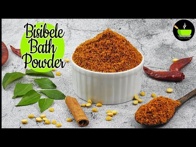 Bisibelebath Powder  | Bisi Bele Bath Masala Powder Recipe | Karnataka Style Bisibelebath Powder | She Cooks