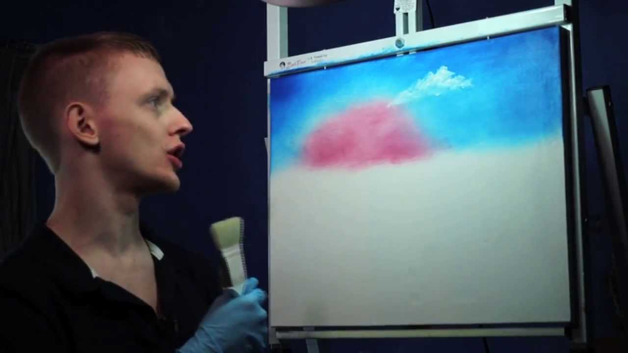 ASMR ♦ Dat Crisp Audio Tho'! Part 1 | Painting Sunrise Sky & Fluffy Layered Clouds ~ Softly Spoken