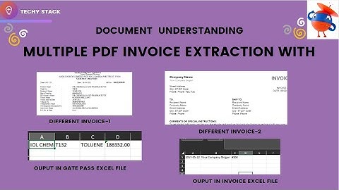 uipath document understanding: Extraction of multiple pdf data #techystack #rpa #uipath #automation