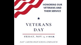 East Carter High School Veterans Day Assembly