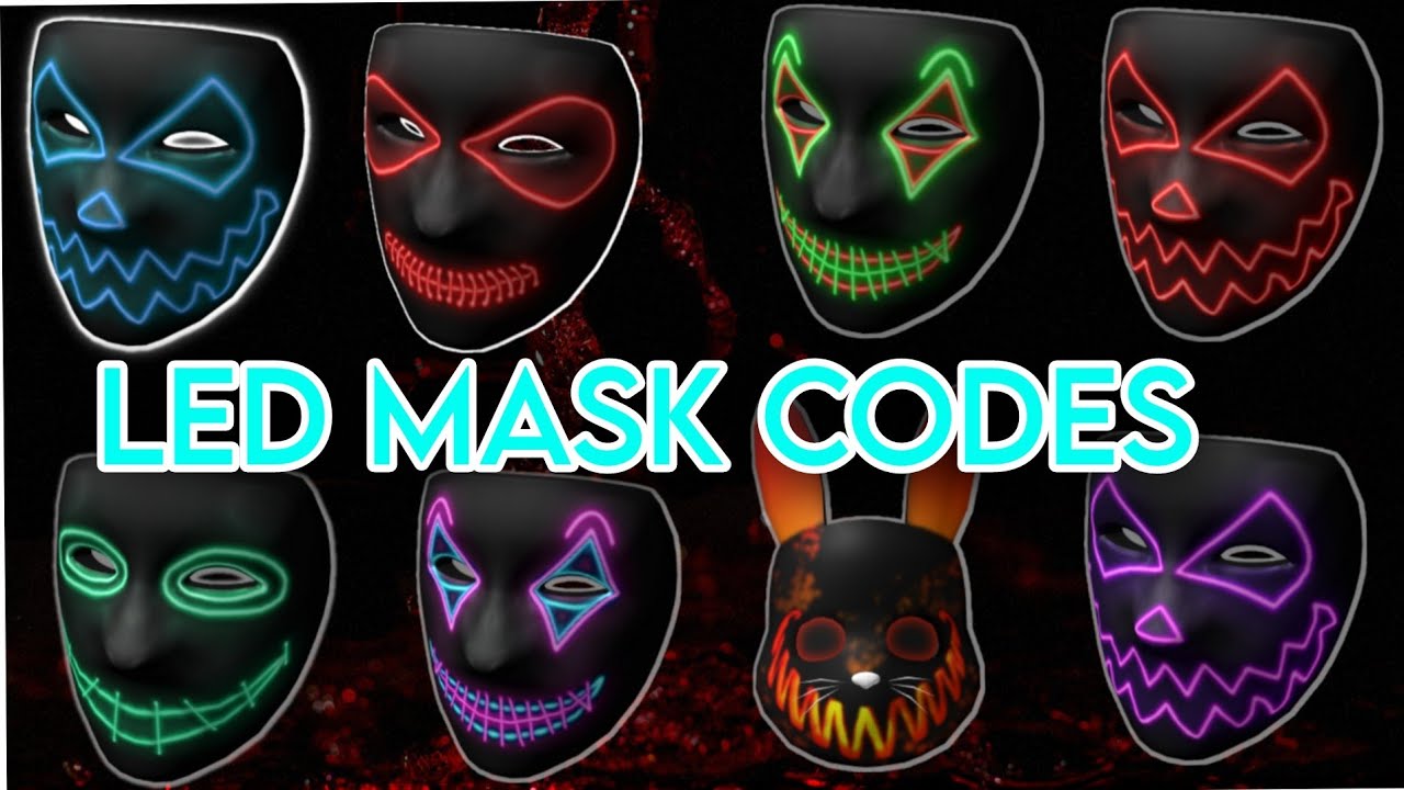 Roblox Mask Codes, Brookhaven Mask Codes YouTube
