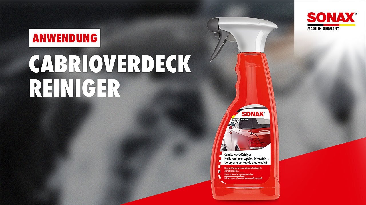 Sonax CabrioverdeckReiniger - Car Care King