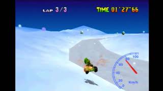 Former World Record on Frappe Snowland - 1'58"80* (NTSC: 1'38"80) - Mario Kart 64
