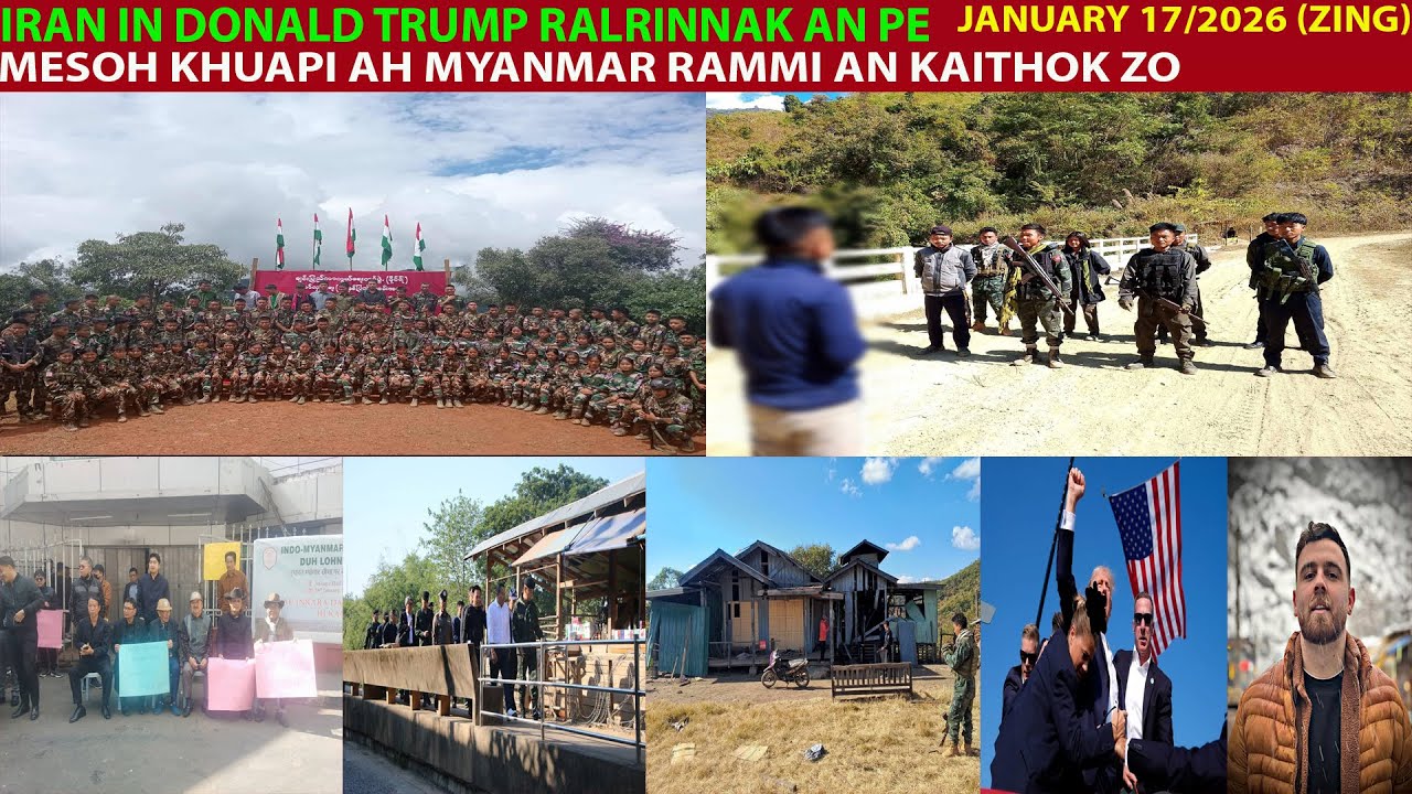 January 17 Zing: CNPF In Tibual Vehvai In Mipi Thazang An Pe. CB Sungtel CPU/CPA In Sakai Le Makui