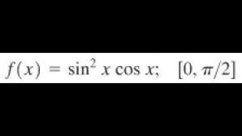 Find the average value of the function f(x) = sin^2(x) cos x; [0,pi/2]