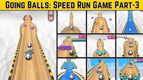 Going Balls : 5x Speed Run Mobile Gameplay Walkthrough Android, iOS Ball Run (Level 11-20)