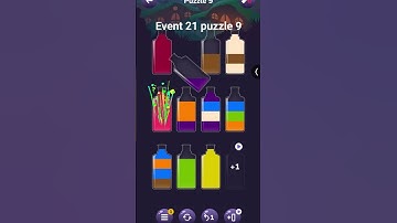 #lovewater #gaming #event 21 #puzzle 9 #watersortpuzzle #@puzzlesolveplayer