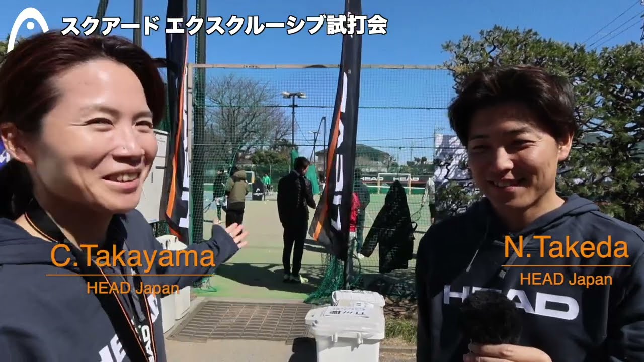 HEADエクスクルーシブ試打会】SQUARED日本初披露｜次世代ラケットを