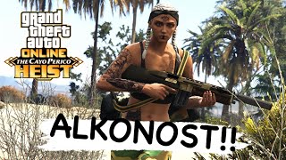Alkonost and grappling hook approach! Cayo Perico Solo Elite GTA Online