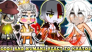 Gods and Humans | Record of Ragnarok | react to Kratos vs Zeus | - Gacha react