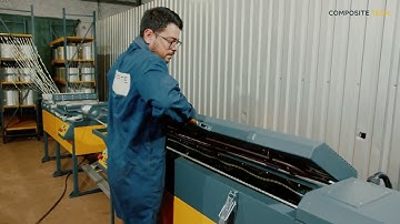 Professional GFRP mesh production line, Composite-Tech