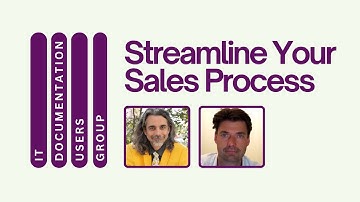 ITDUG: Document and Streamline your Sales Process