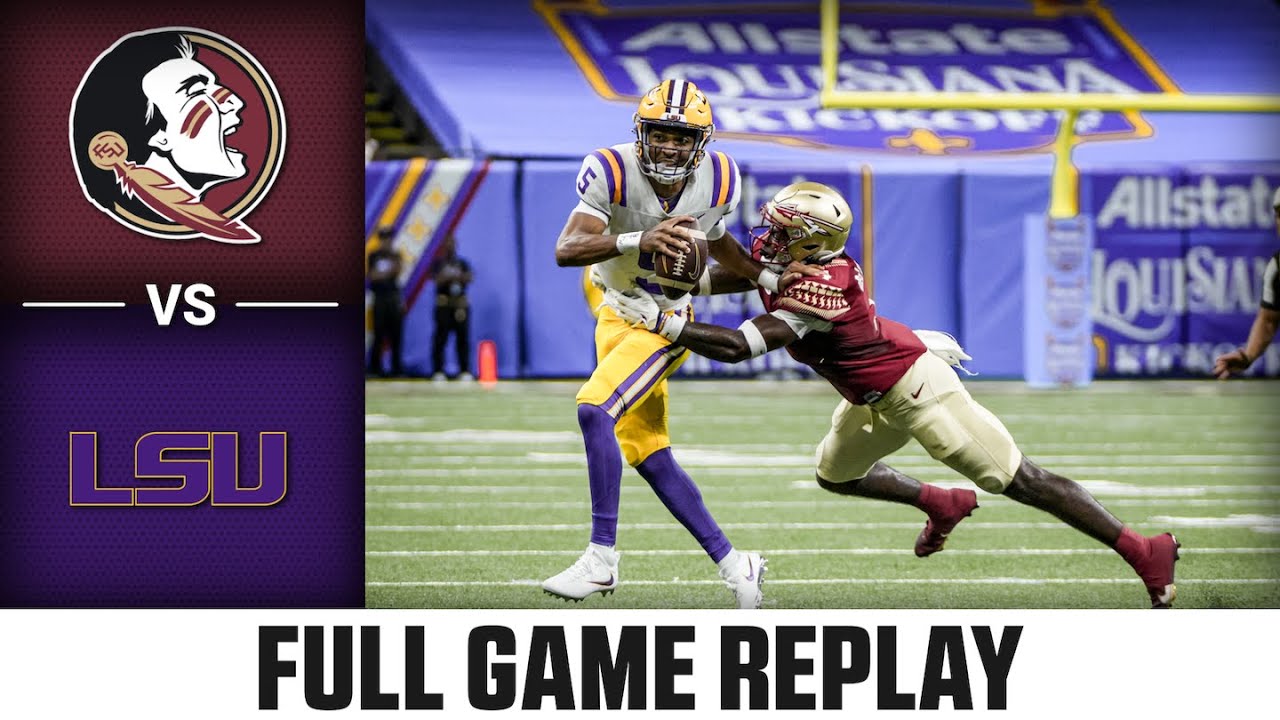 Florida State vs. LSU Full Game 2022 ACC Football Win Big Sports