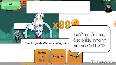 Ngọc rồng cách bug 3sao siêu nhanh sự kiện 20-11 2018 nro