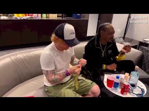 Snoop Dogg parties with Ed Sheeran and Russel Crowe
