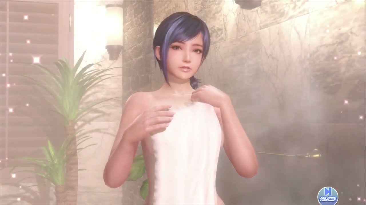 DEAD OR ALIVE Xtreme Venus Vacation - DOAXVV Reika - All Shower Scenes